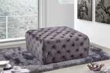 Ari Square Velvet Ottoman in 7 Color Options