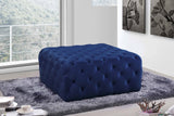 Ari Square Velvet Ottoman in 7 Color Options