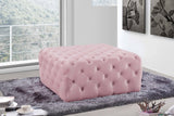 Ari Square Velvet Ottoman in 7 Color Options