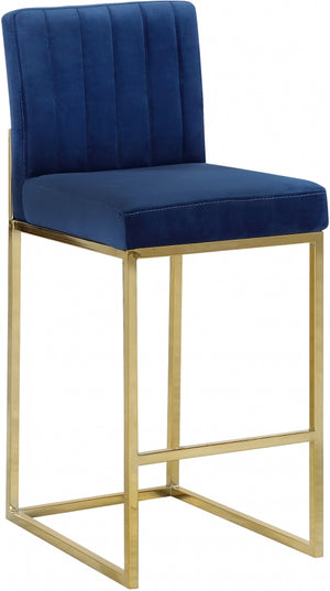 Griselle Velvet Counter Height Stool in 5 Color Options