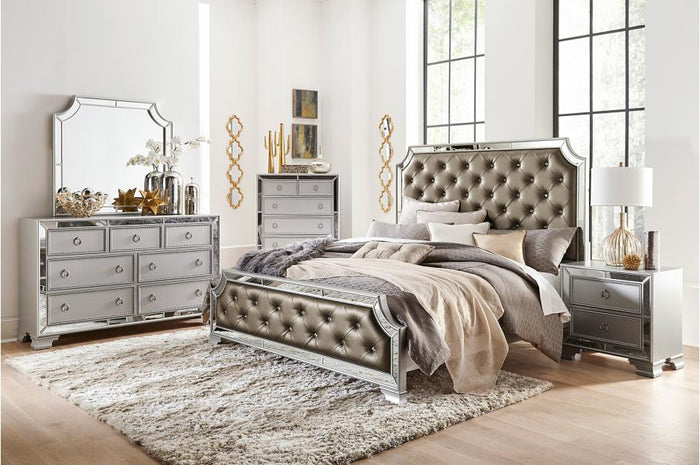 Avon Crystal Tufted Bedroom Collection