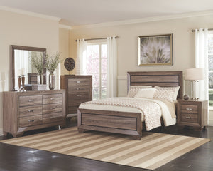Hoffman Washed Taupe Bedroom Collection