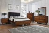 Robert Mid Century Platform Bedroom Collection