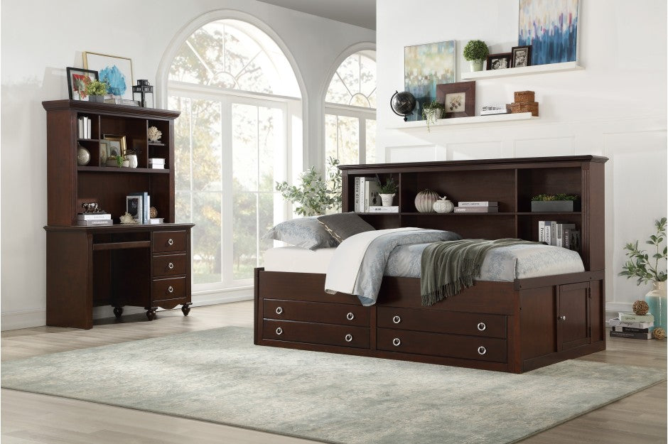 Maggie Storage Bedroom Collection in Espresso or White Finish