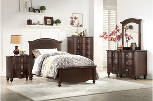Maggie Traditional Bedroom Collection in Espresso or White Finish