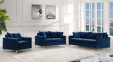 Noah Velvet Living Room Collection in 4 Color Options