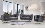 Margaret Channel Tufted Velvet Living Room Collection in 6 Color Options