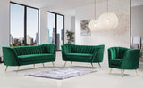 Margaret Channel Tufted Velvet Living Room Collection in 6 Color Options