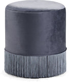 Freddy Velvet Ottoman in 4 Color Options