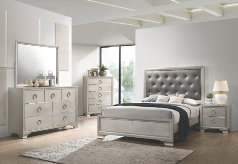 Salma Metallic Glam Bedroom Collection