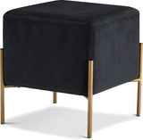 Elsa Square Velvet Ottoman in 6 Color Options