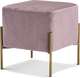 Elsa Square Velvet Ottoman in 6 Color Options