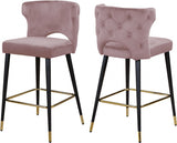 Lilly Velvet Counter Height Stool in 5 Color Options