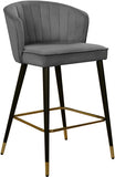 Casey Velvet Counter Height Stool in 5 Color Options