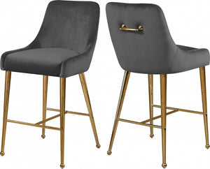 Gwen Velvet Counter Height Stool in 5 Color Options