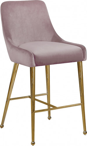 Gwen Velvet Counter Height Stool in 5 Color Options