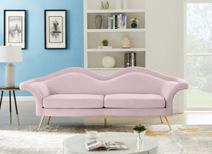 Lips Velvet Living Room Collection in 5 Color Options