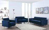 Lea Channel Tufted Living Room Collection in 3 Color Options