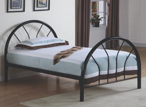 Roger Park Twin Metal Bed With 2-inch Tubing in 3 Colors Options