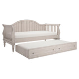 Traditional Slatted Day Bed with Option Trundle in 3 Color Options