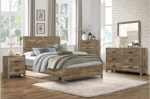 Manila Rustic Bedroom Collection in Weathered Pine