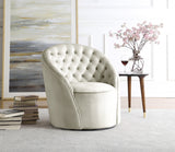 Alessa Tufted Velvet Swivel Accent Chair in 4 Color Options