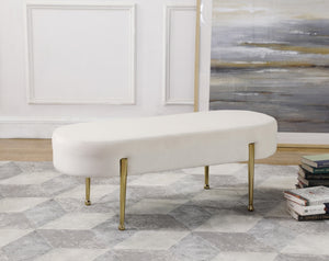 Gideon Velvet Bench in 6 Color Options