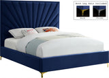 Echo Tufted Velvet Bed in 4 Color Options