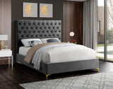 Crane Tufted Velvet Bed in 6 Color Options