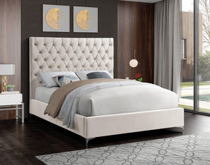 Crane Tufted Velvet Bed in 6 Color Options