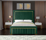 Dolan Velvet Platform Bed in 4 Color Options