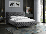 Langston Velvet Tufted Platform Bed in 4 Color Options