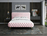 Langston Velvet Tufted Platform Bed in 4 Color Options