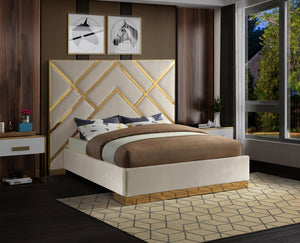 Victory Contemporary Bed in 5 Color Options