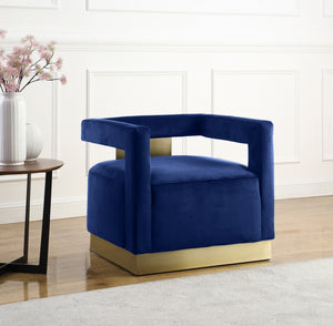 Armen Velvet Accent Chair in 5 Color Options