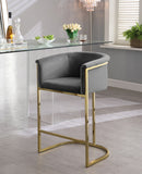 Doug Contemporary Velvet Stool in 5 Color Options