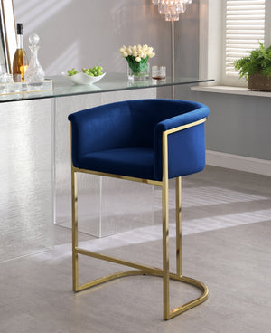 Doug Contemporary Velvet Stool in 5 Color Options