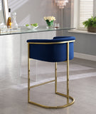 Doug Contemporary Velvet Stool in 5 Color Options