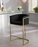 Doug Contemporary Velvet Stool in 5 Color Options