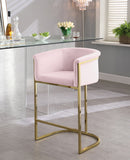 Doug Contemporary Velvet Stool in 5 Color Options