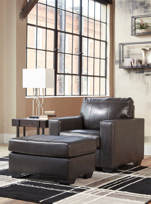 Merlos Leather Living Room Collection with Sleeper Option in Grey or Brown