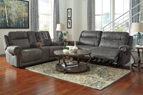 Austin Reclining Living Room Collection in Grey