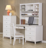 Selena Matte White Sleigh Bedroom Collection