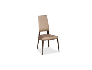 Vivian Upholstered Dining Chair with Steel Tapered Legs