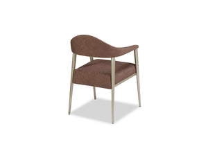 Tiffany Contemporary Arm Chair with Tapered Legs