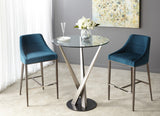 Senna Curvaceous Stool in Counter or Bar Height