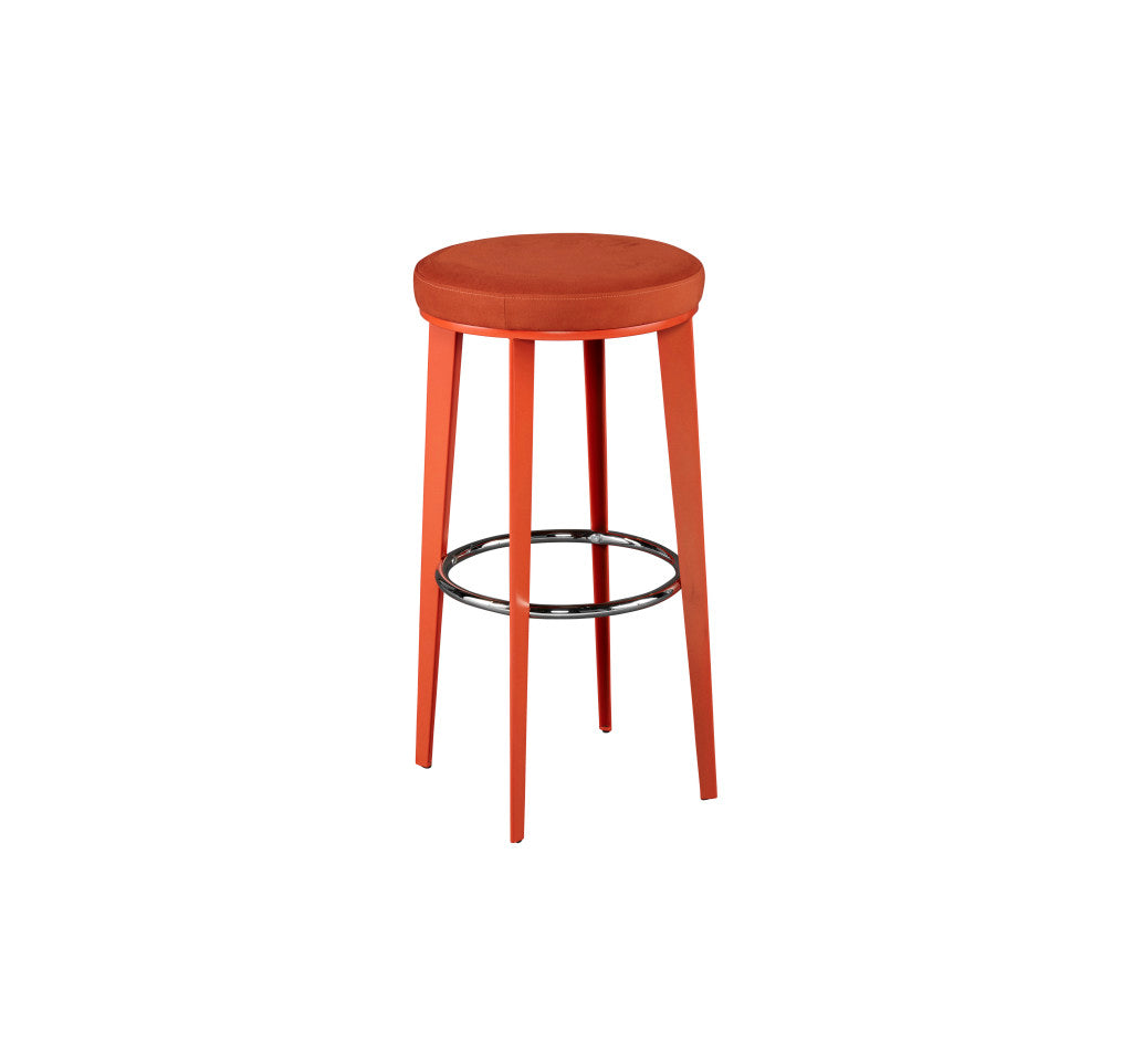 Gus Round Backless Stool in Counter or Bar Height