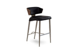 Costa Mid Century Stool in Bar or Counter Height