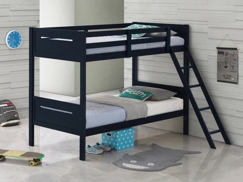 Lita Twin/Twin or Twin/Full Bunk Bed in 5 Color Options