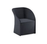 LaPorte Upholstered Dining Chair with Hidden Casters